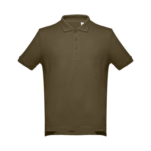 THC ADAM. Polo da uomo in cotone a maniche corte THC ADAM. Polo da uomo in cotone a maniche corte