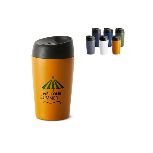 Sagaform Loke dubbelwandige mok gekleurde Coating 240ml