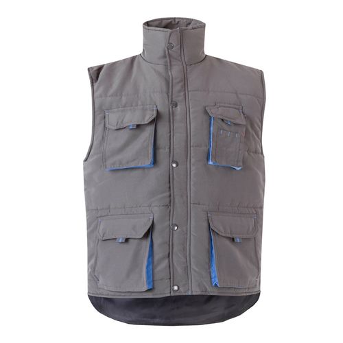 VL NERGAL. Padded vest, two-tone, multi-pocket (120g/m²), in polyester (100%) VL NERGAL. Padded vest, two-tone, multi-pocket (120g/m²), in polyester (100%)