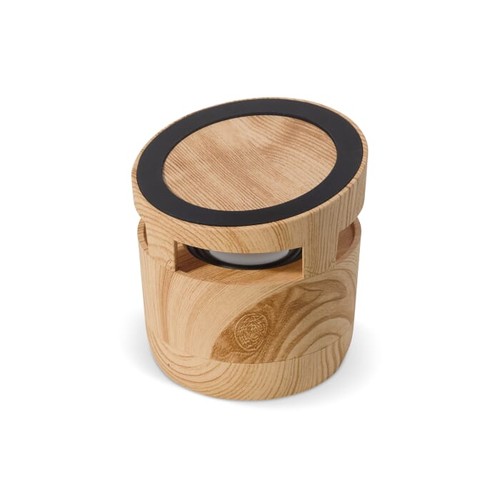 Altoparlante da 3W in stile legno e caricatore wireless da 5W