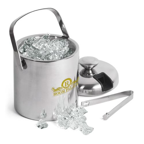 Insulated Stainless Steel Ice Bucket & Tong (1.25 Litre) Insulated Stainless Steel Ice Bucket & Tong (1.25 Litre)