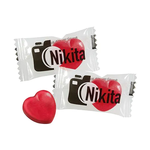 Bonbons en forme de cœur