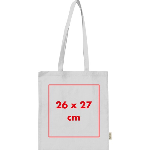 Sac en coton à longues anses en coton recyclé et RPET