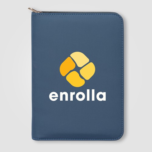 Aurelia Recycled Gold Zip Portfolio - A5