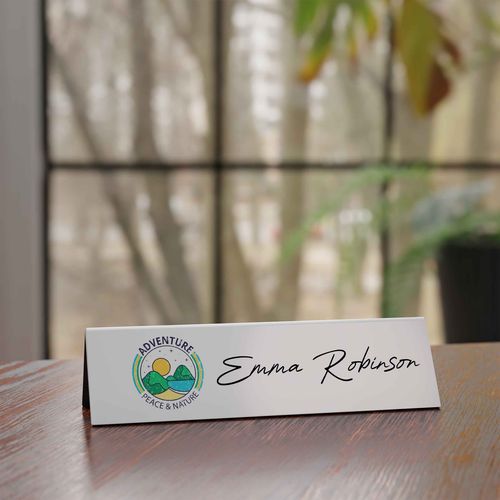 Table Name Plate Whiteboard 210 x 60 mm Table Name Plate Whiteboard 210 x 60 mm