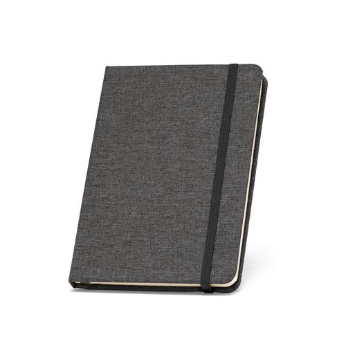 BOYD. A5 notebook in recycled polyester (100% rPET) with lined sheets BOYD. A5 notebook in recycled polyester (100% rPET) with lined sheets