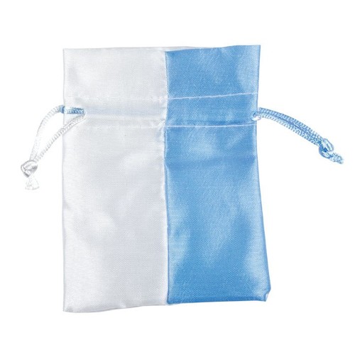 SMALL BAG FOR FAVOR WHITE/LIGHT BLUE