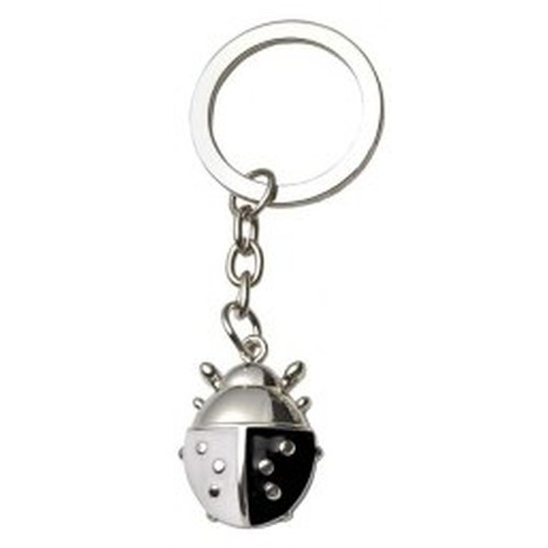 KEYCHAIN "LADYBIRD BLACK AND WHITE" KEYCHAIN "LADYBIRD BLACK AND WHITE"