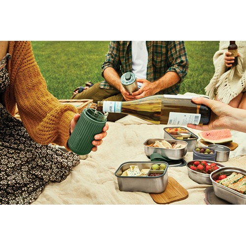 Bicchiere da viaggio Black+Blum in vetro 340ml