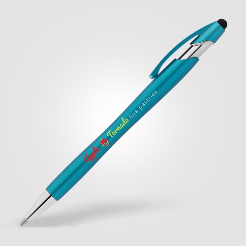 Stylo recyclé La Jolla avec stylet + encre anti-fraude Stylo recyclé La Jolla avec stylet + encre anti-fraude