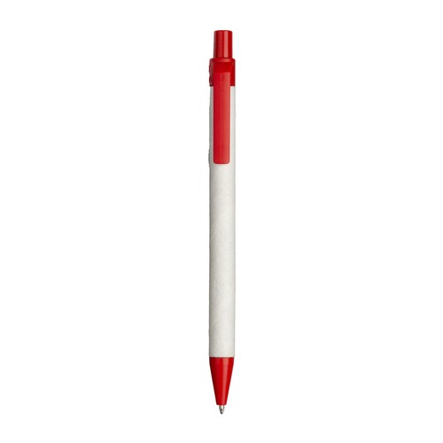 Stylo à bille en papier recyclé avec détails en PLA coloré Stylo à bille en papier recyclé avec détails en PLA coloré