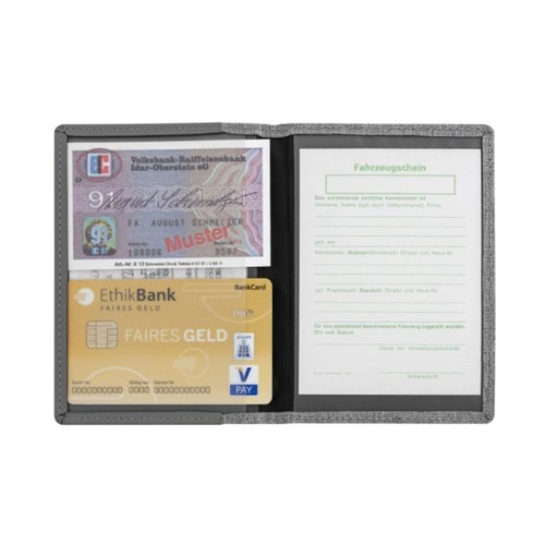 Blackmaxx® ID card holder "MetropolitanPlus" light gray