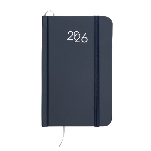 Agenda de poche hebdomadaire 2026, couverture rigide en carton laminé