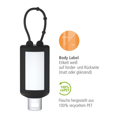 Sun Milk SPF 30, 50 ml Bumper (black), Body Label