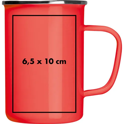 Emaille beker