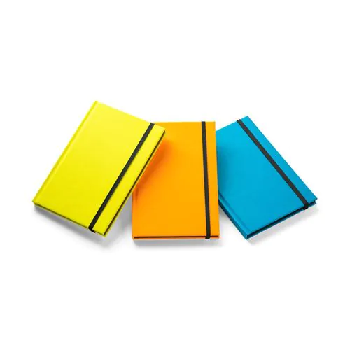 WATTERS. Bloc-notes A5 en PU fluorescent avec pages lignées