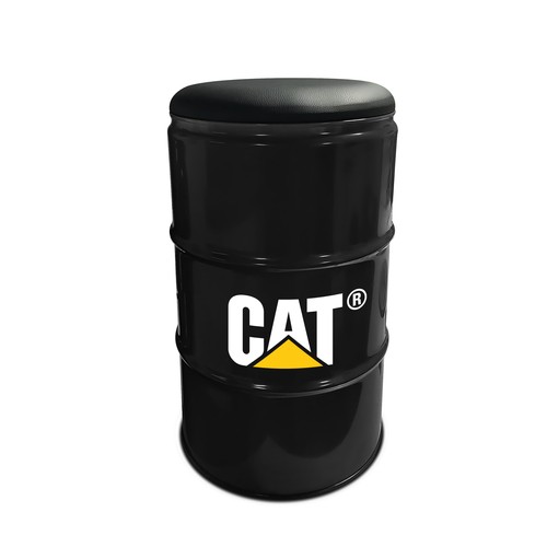 Barrel Seat Lidded Black Barrel Seat Lidded Black