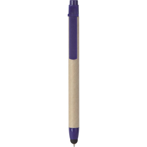 TOUCH SCREEN BALLPOINT PEN IN PLASTIC AND RECYCLED CARDBOARD TOUCH SCREEN BALLPOINT PEN IN PLASTIC AND RECYCLED CARDBOARD