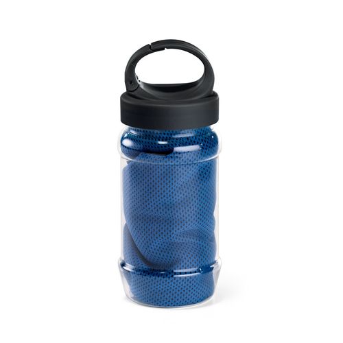 ARTX PLUS. Ensemble de bouteille en PP et PET et serviette de sport en polyamide et polyester