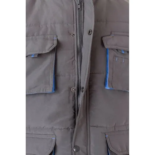 VL NERGAL. Padded vest, two-tone, multi-pocket (120g/m²), in polyester (100%)