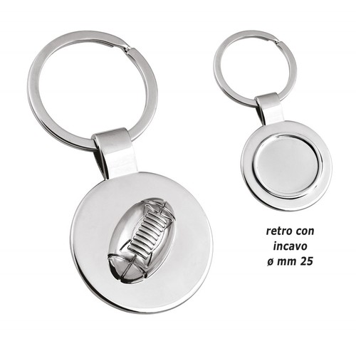 PORTE-CLÉS -DECORATION BALLON DE RUGBY