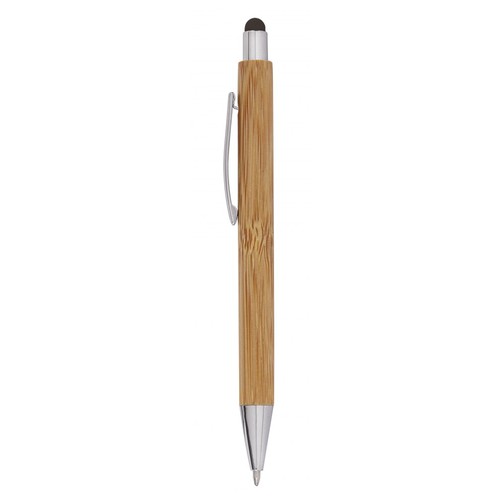 STYLO EN BAMBOO AVEC TOUCH NOIR