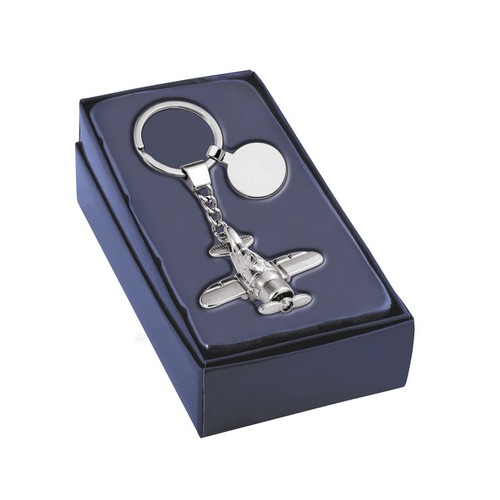 AIRCRAFT KEYCHAIN WITH TOKEN