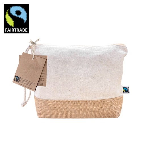 Jute and cotton pouch. Cappero