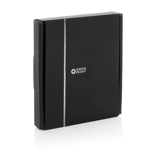 Chargeur magnétique 15W en PU recyclé RCS Swiss Peak Chargeur magnétique 15W en PU recyclé RCS Swiss Peak