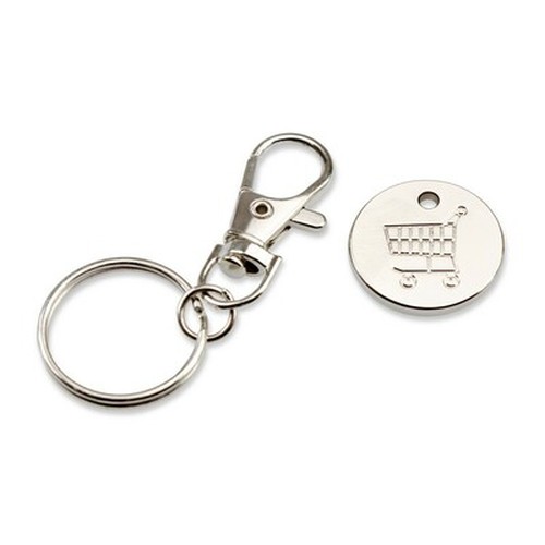 sleutelhanger met winkelmuntje