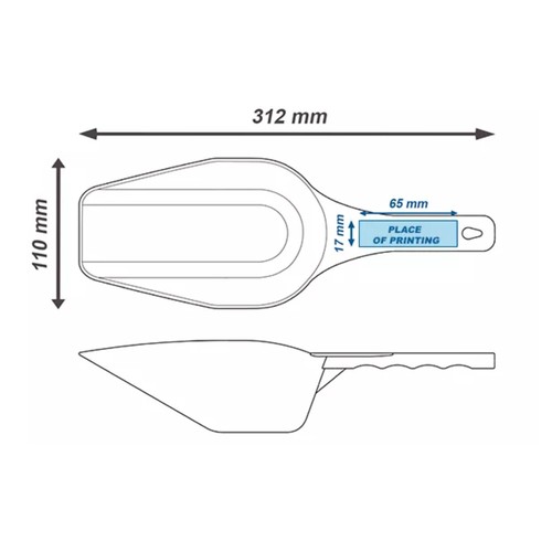Measuring scoop ARTHUR 1000 g Measuring scoop ARTHUR 1000 g