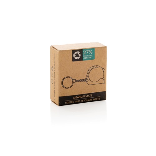 MeasureMate RCS gerecycled ABS sleutelhanger van 1 meter