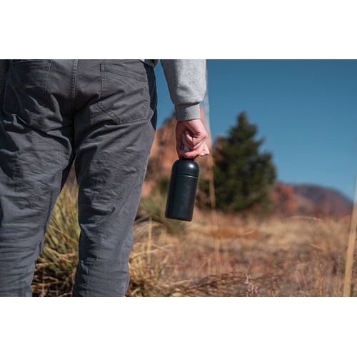 Bouteille pour boisson gazeuse en acier recyclé RCS
