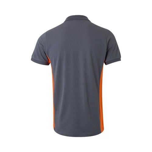 VL SUPAY. Polo bicolore piqué (180g/m²), a maniche corte, in cotone (60%) e poliestere (40%)