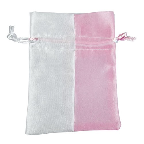 SMALL BAG FOR FAVOR WHITE/PINK