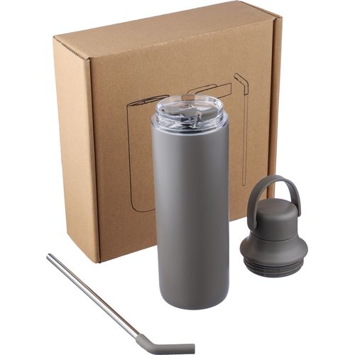 Gourde double paroi de 500 ml en acier inoxydable Omari