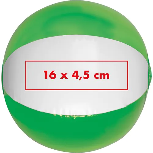 Ballon de plage bicolore coloré/transparent Ballon de plage bicolore coloré/transparent