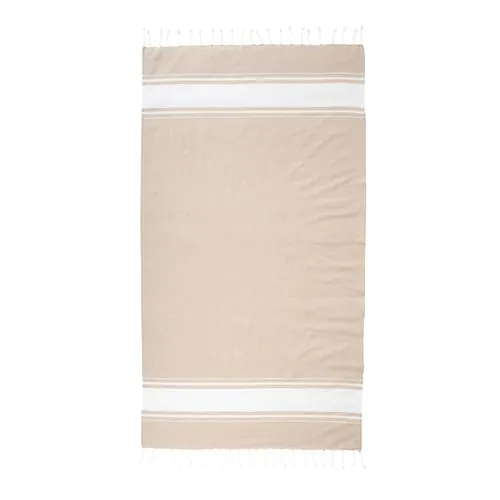 Beach towel /pareo in recycled cotton 180 gr/m2