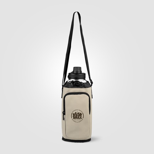 Malmö - Recycled PU Zipper Pocket Bottle Bag - 1.8 L