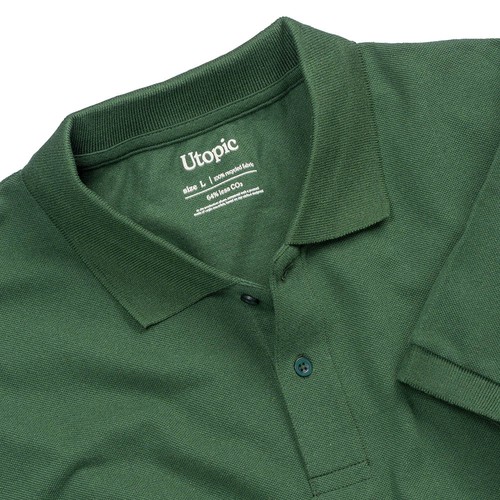 Polo 100% tissu régénéré