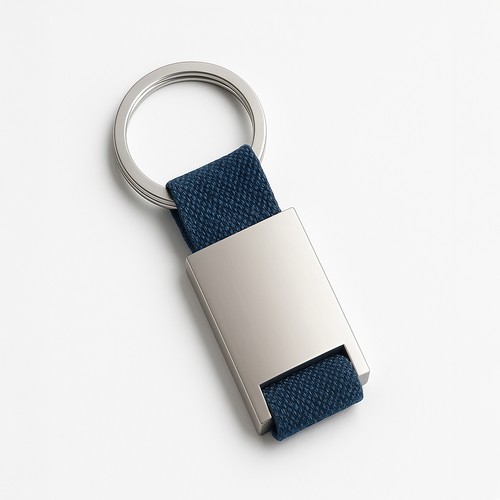 Metal and nylon key ring