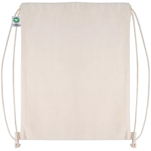 NATURAL KNAPSACK IN 100% ORGANIC COTTON (300 gr/m²) NATURAL KNAPSACK IN 100% ORGANIC COTTON (300 gr/m²)