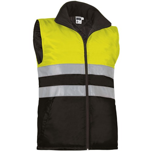 bodywarmervest met reflecterende strepen