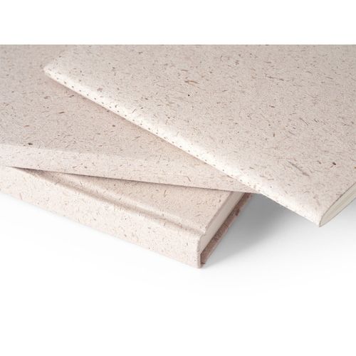 ORGANIC SEMI-RIGID. Bloc-notes A5 avec couverture semi-rigide en matière organique d'éléphant (80%) ORGANIC SEMI-RIGID. Bloc-notes A5 avec couverture semi-rigide en matière organique d'éléphant (80%)