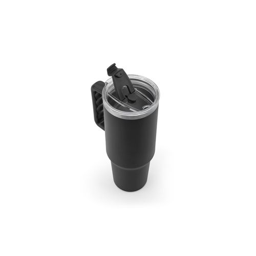 JOYNER XL. Grote roestvrijstalen reisbeker (91% gerecycled) met vacuüm geïsoleerde dubbele wand en een matte afwerking 1300 mL JOYNER XL. Grote roestvrijstalen reisbeker (91% gerecycled) met vacuüm geïsoleerde dubbele wand en een matte afwerking 1300 mL