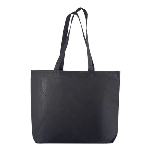 135 g/m2 cotton shopping bag, long handles and bottom gusset