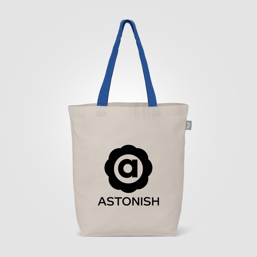 Tonga Recycled 5 oz Cotton Coloured Handle Shopping Tote Bag - 11L Tonga Recycled 5 oz Cotton Coloured Handle Shopping Tote Bag - 11L