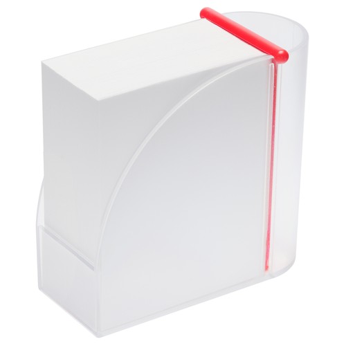 Design memo block holder with integrated organizer Design memo block holder with integrated organizer