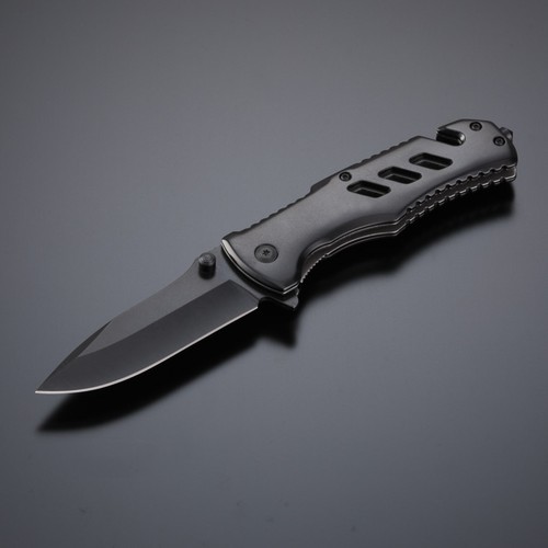 COUTEAU D'URGENCE EN ACIER REVÊTU DE TITANE OPTIMA