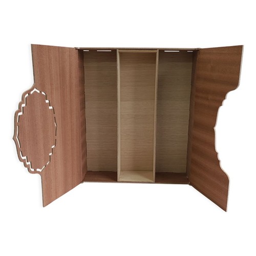 CAJA DE MADERA PARA 3 BOTELLAS DE VINO CUSTOMIZABLE CAJA DE MADERA PARA 3 BOTELLAS DE VINO CUSTOMIZABLE